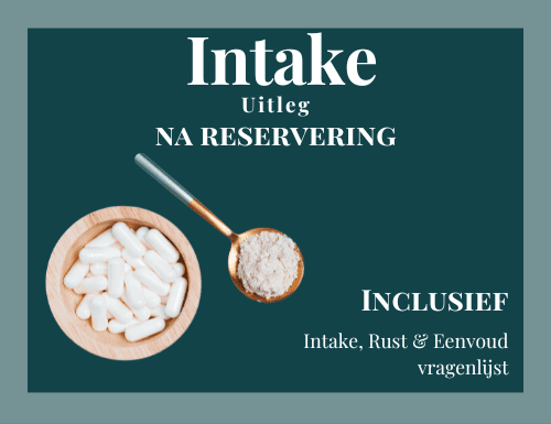 Intake na reservering